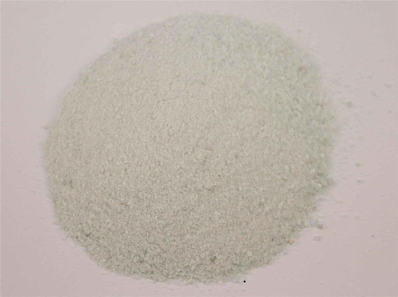 Alpha Chemicals Ferrous sulfate heptahydrate powder bulk for fast solubility and versatile use in feeds.