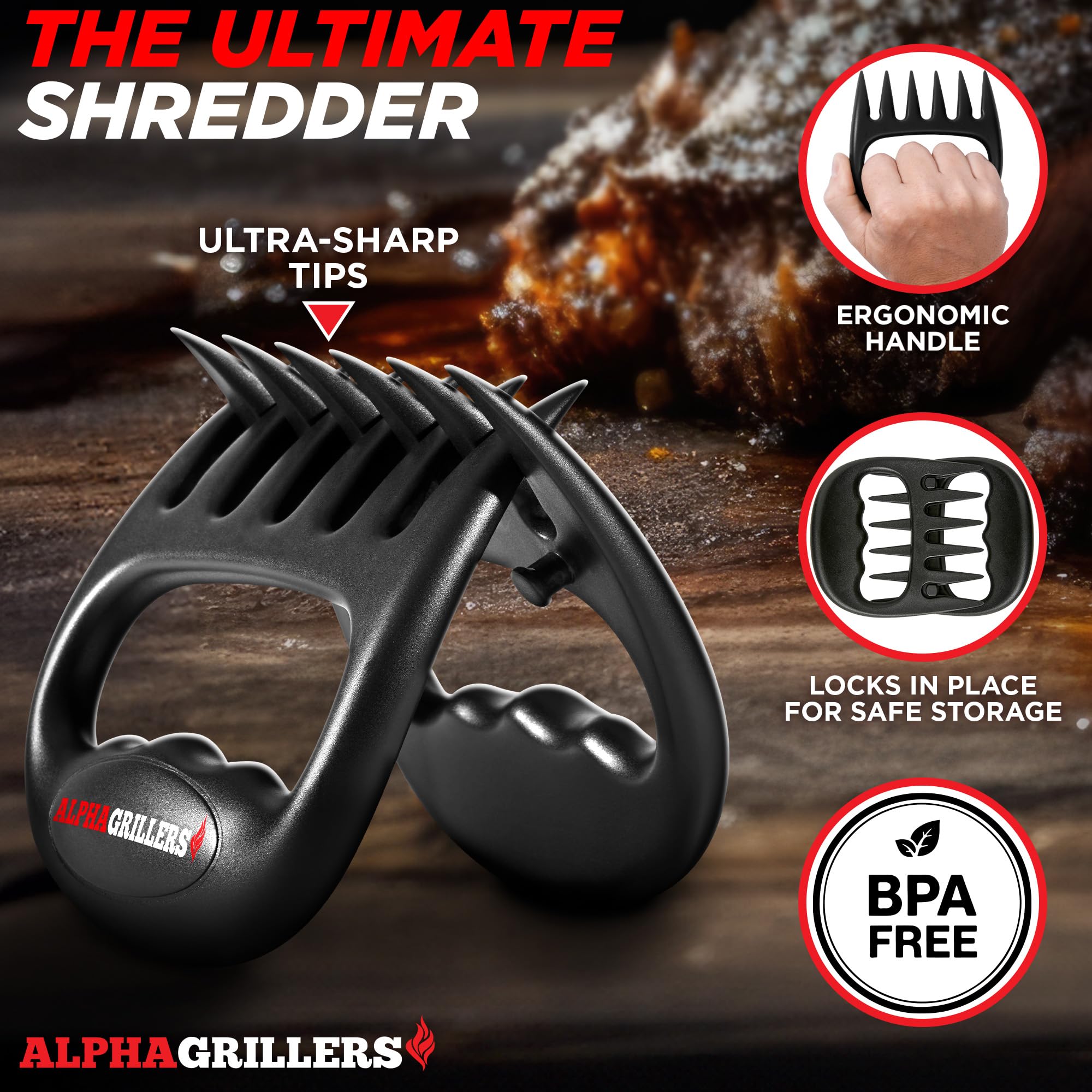 Alpha Grillers claws are dishwasher safe for quick cleanup