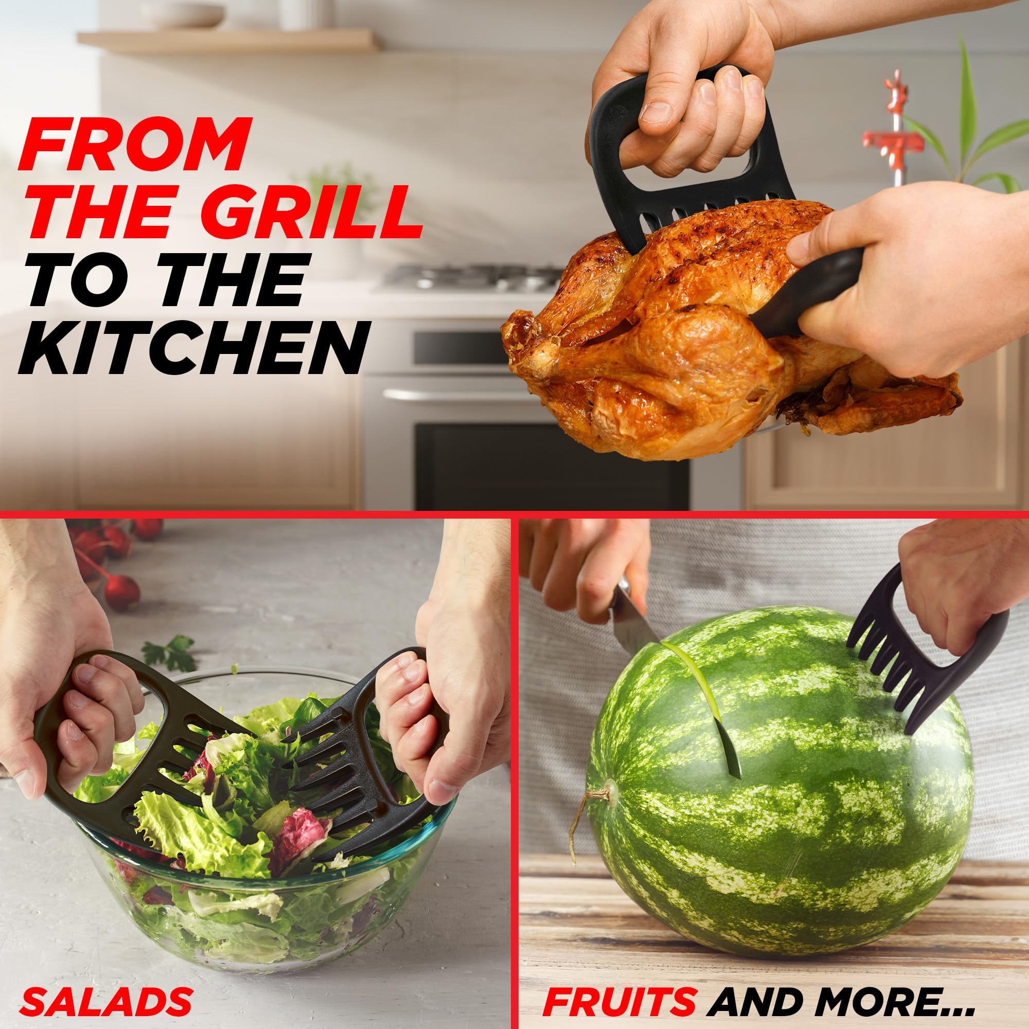 Alpha Grillers ergonomic design enhances prep and control
