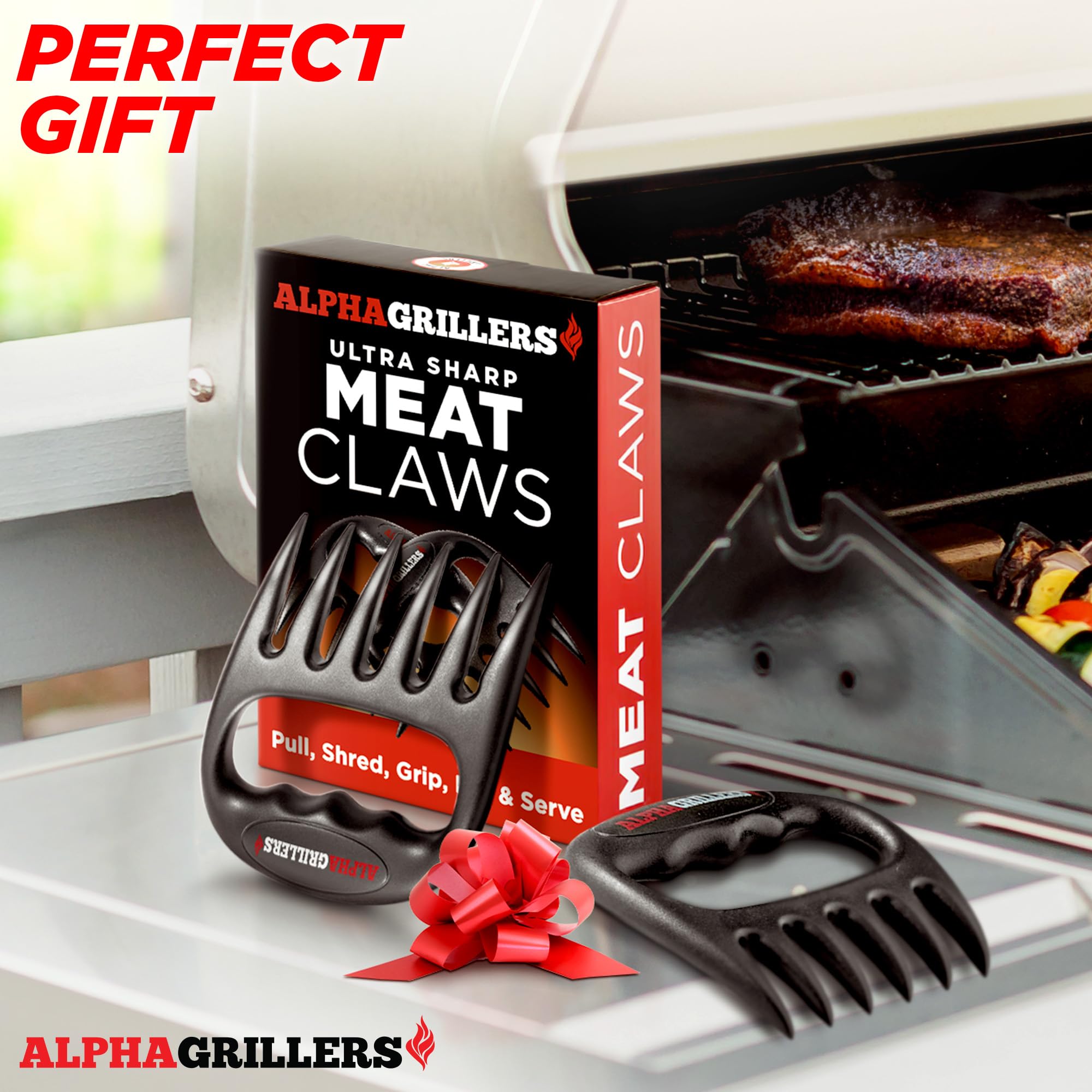 Alpha Grillers meat claws shred chicken with ergonomic grip
