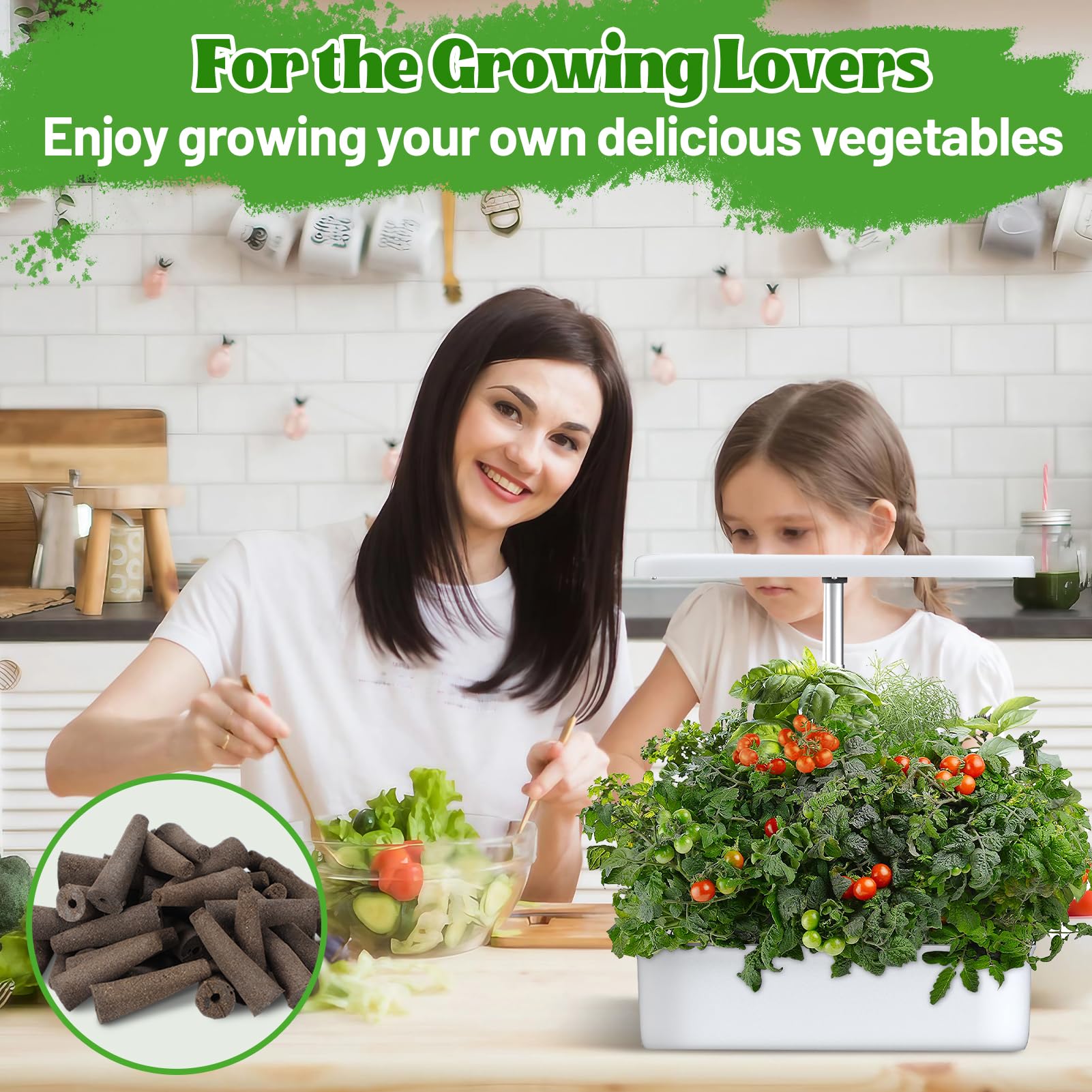 Alphatool AeroGarden-compatible sponges easy to replace and maintain