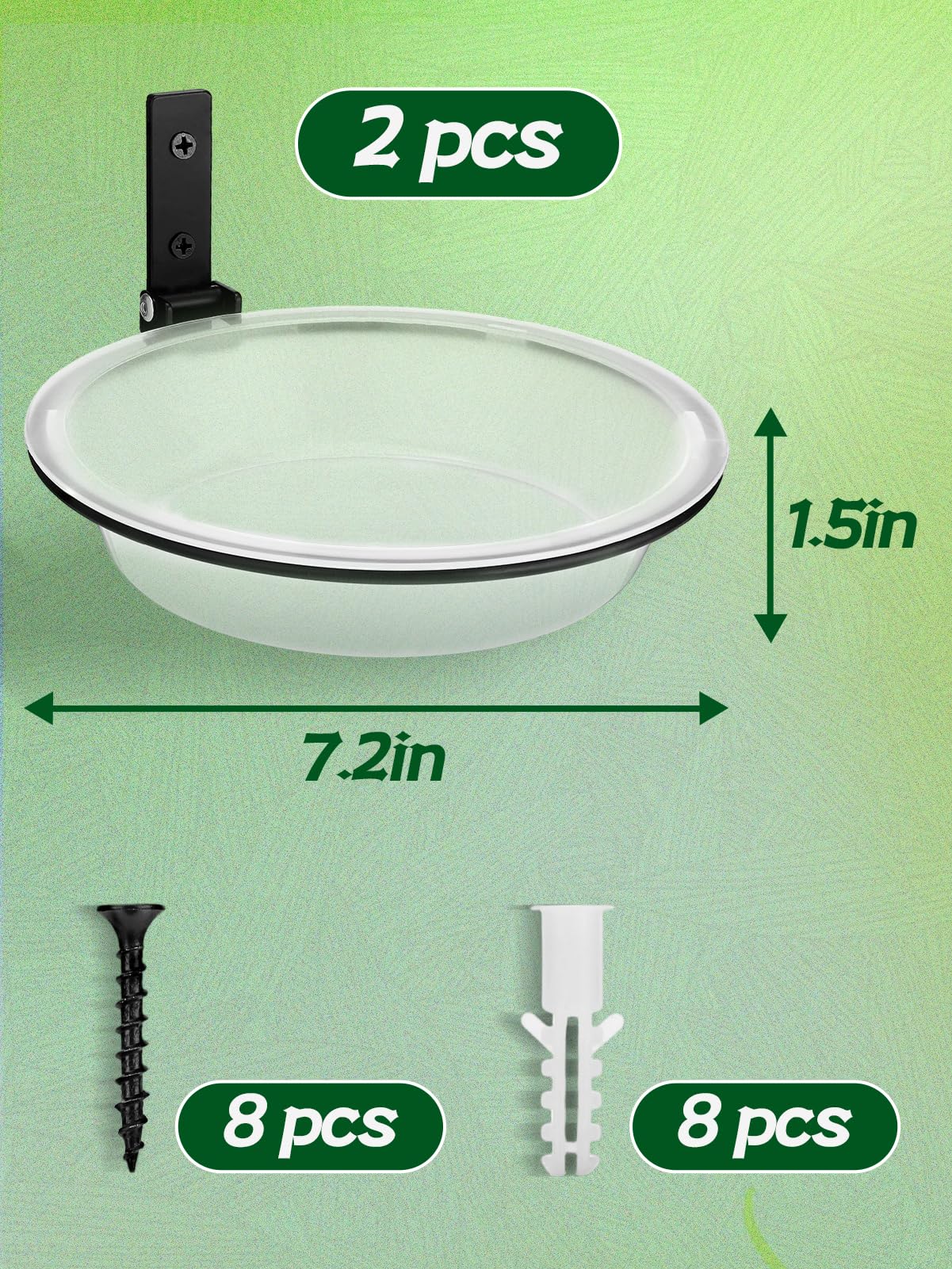 Alphatool tray used as shallow bird bath outdoors for drinking and bathing.