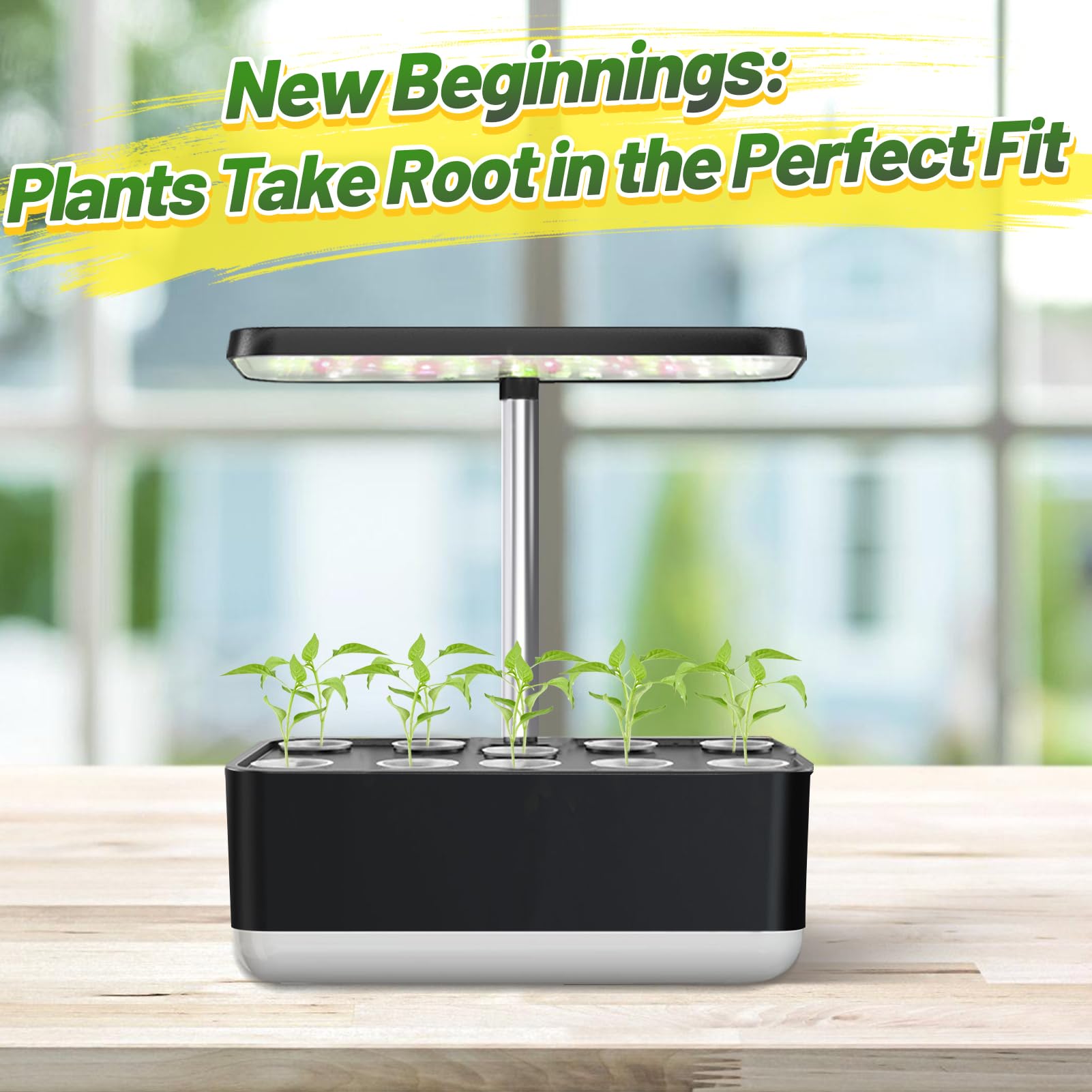 Alphatool grow baskets are simple to use and place in hydroponic systems.