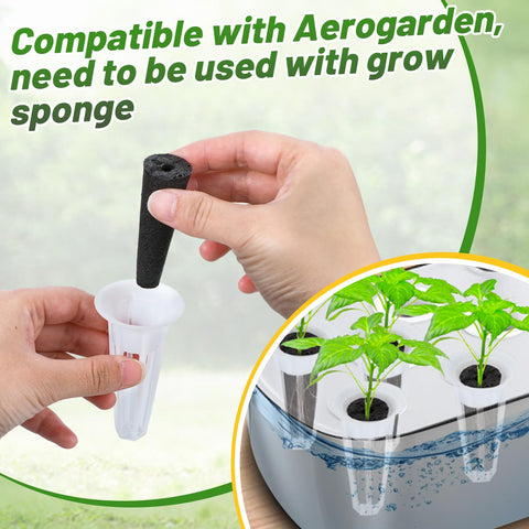Alphatool hydroponic system baskets support multi-use and organized seed starts.