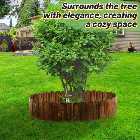 Alphatool rustic pine edging packaging and size options highlight length-adjustable design.