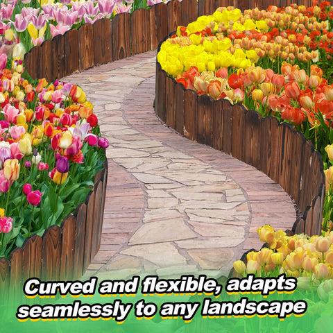 Alphatool Rustic Pine Garden Fence installation demonstrates easy tool-free setup