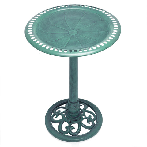 Sturdy base helps prevent tipping on windy days.