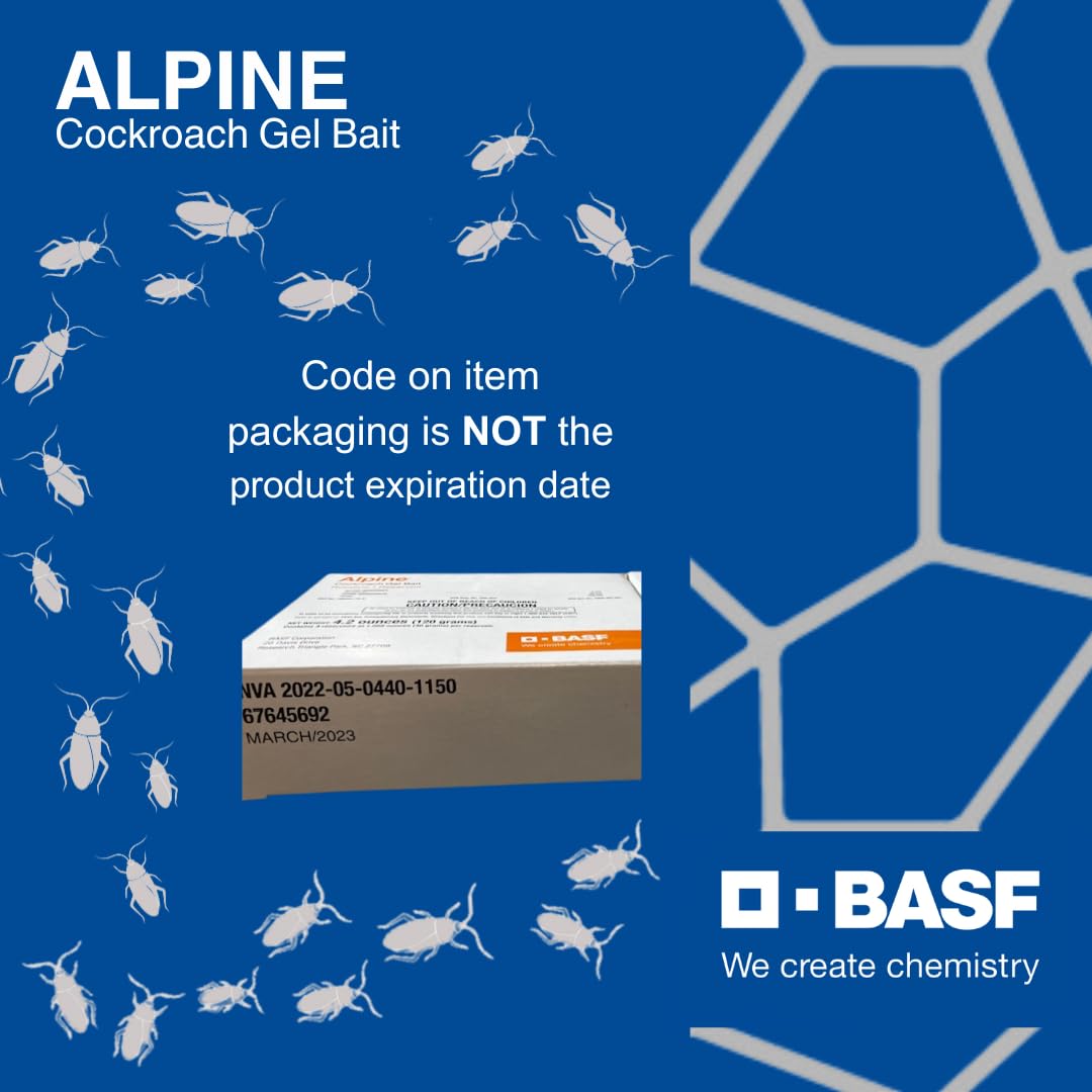 Rotational gel bait system for commercial pests with Alpine branding.