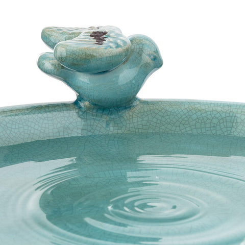 Alpine Corporation large bowl supports birds to drink and bathe safely
