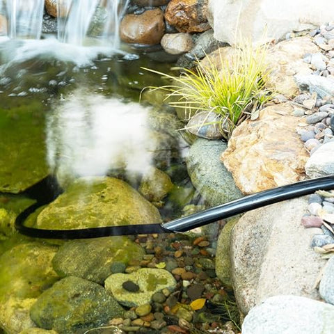 Alpine Corporation flexible black PVC tubing for indoor and outdoor water features.