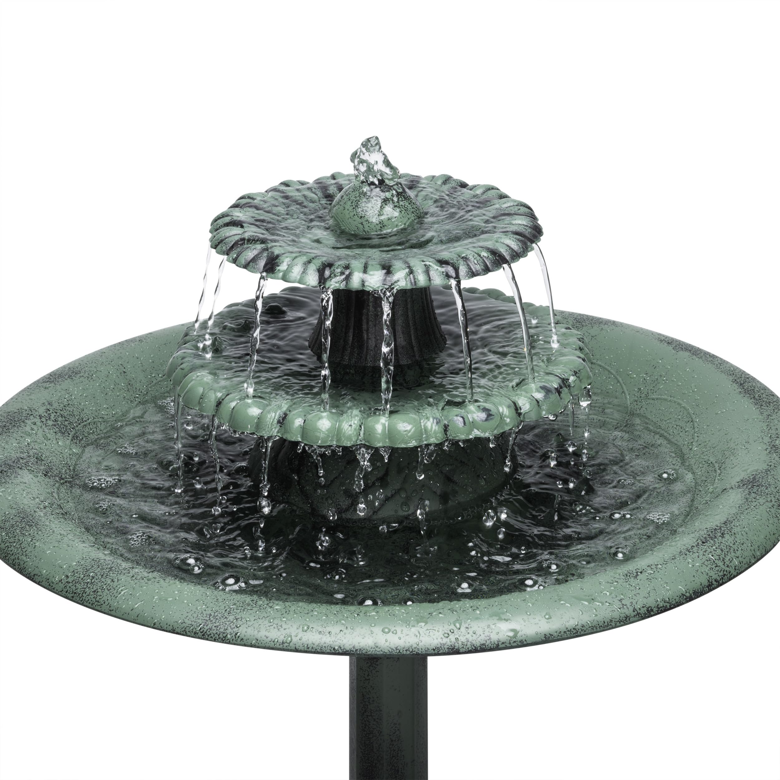 Patio and deck focal point: Alpine 3-tier fountain enhances curb appeal.