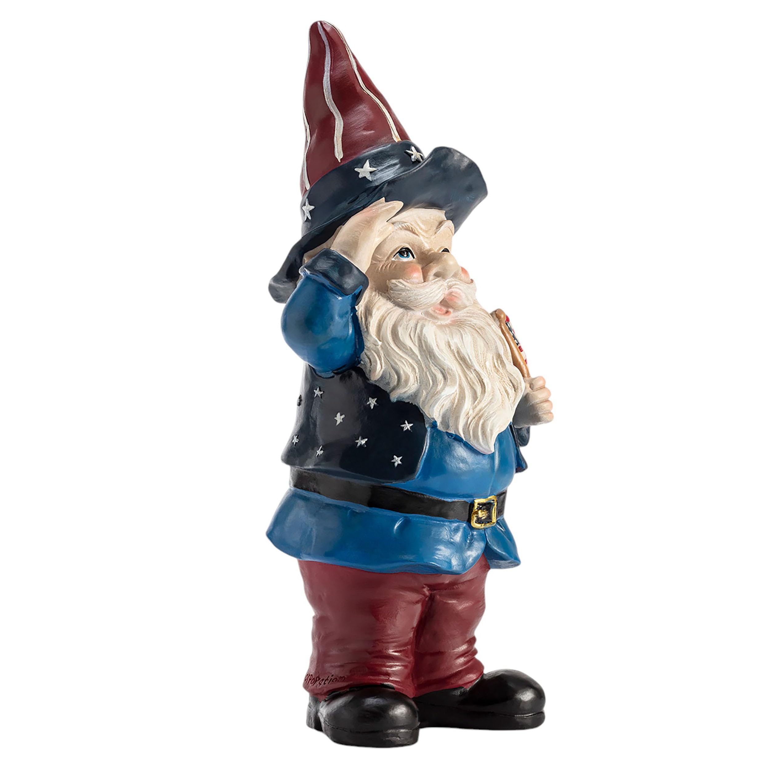 Alpine Corporation 12-inch gnome creates friendly, decorative cue without overpowering space.
