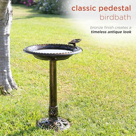 Alpine Corporation weather-resistant plastic basin for outdoor use