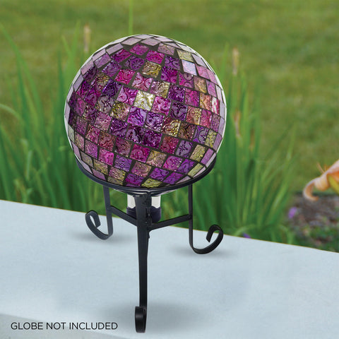Alpine Gazing Globe Stand base dimensions help plan placement on patios.