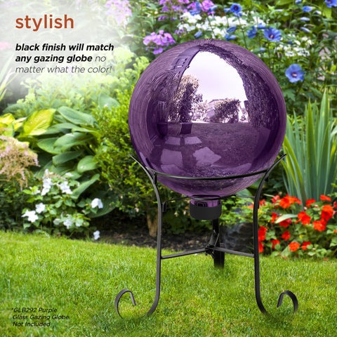 Alpine Gazing Globe Stand outdoor decor setup enhances curb appeal.