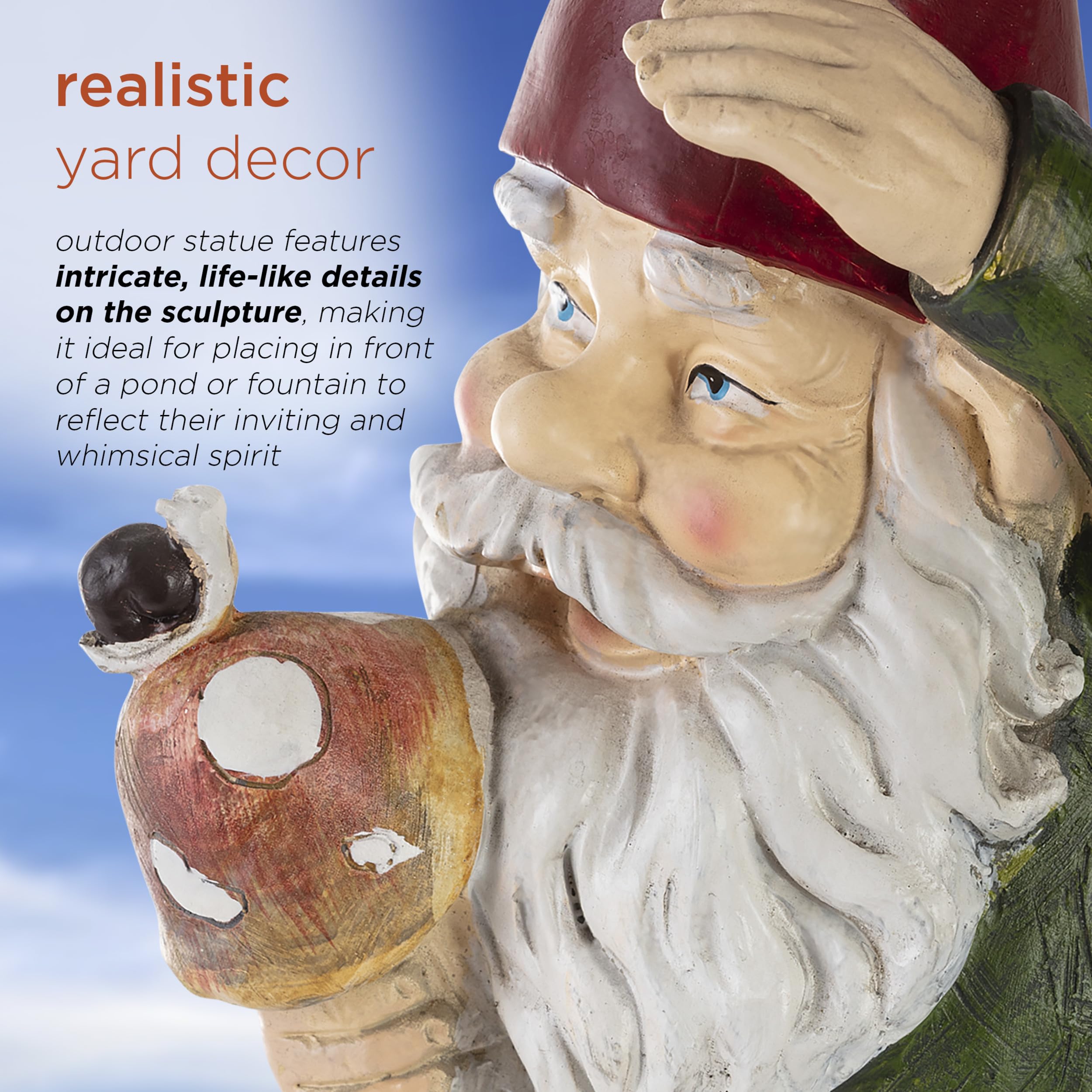Alpine Corporation multiple figures creating enchanted garden display