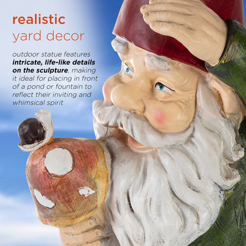 Alpine Corporation multiple figures creating enchanted garden display