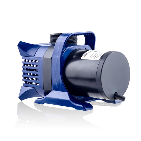 Compact 10x6x7 inch housing fits tight basins