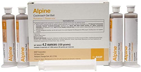Alpine Roach Gel Bait 4 x 30g tubes for indoor and outdoor use