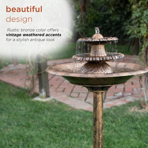 Alpine TEC106-BZ easy setup minimizes maintenance while you enjoy the fountain.