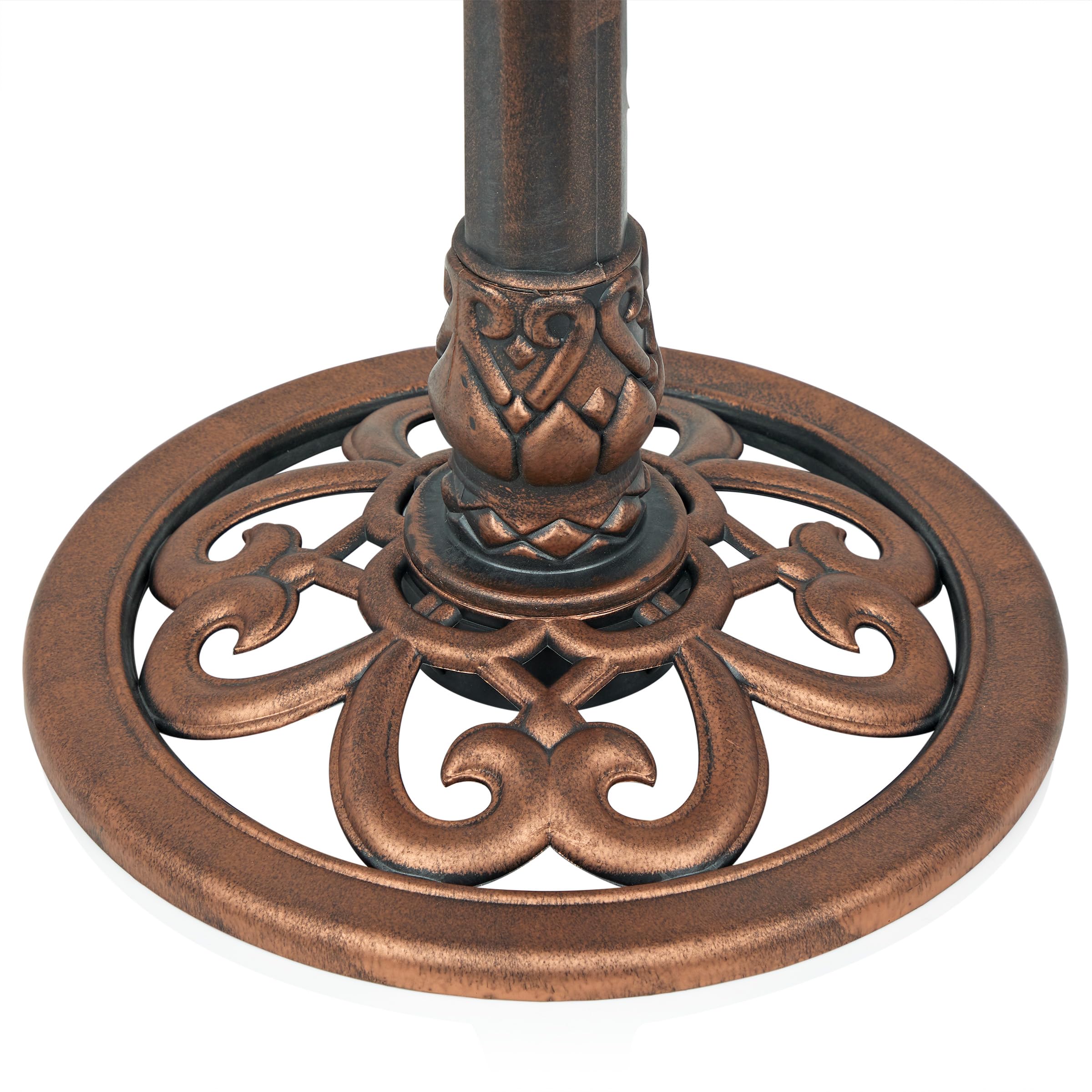 Durable polypropylene and weather resistance keep color through the seasons.