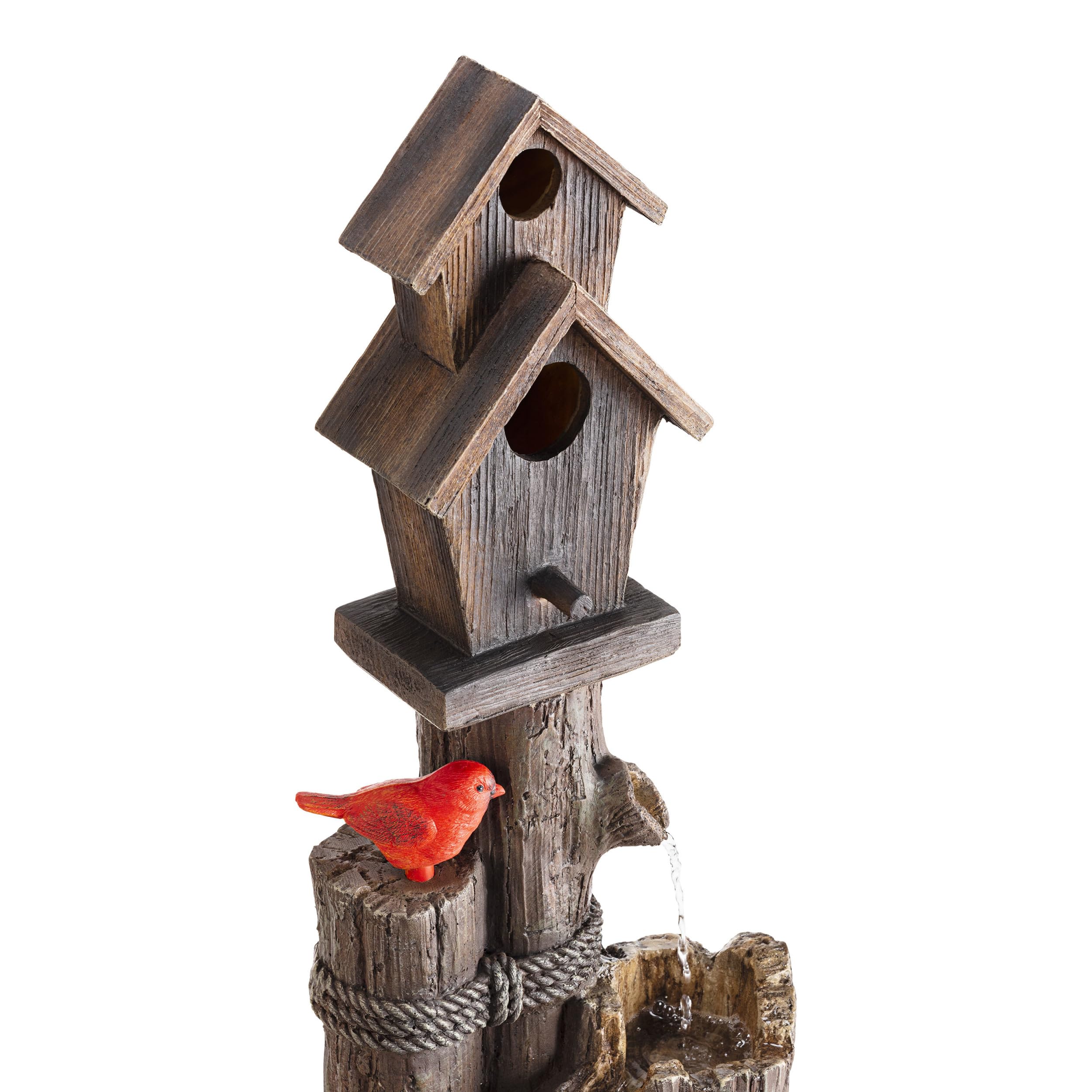 Alpine weather-resistant outdoor decor resists rust and rot.