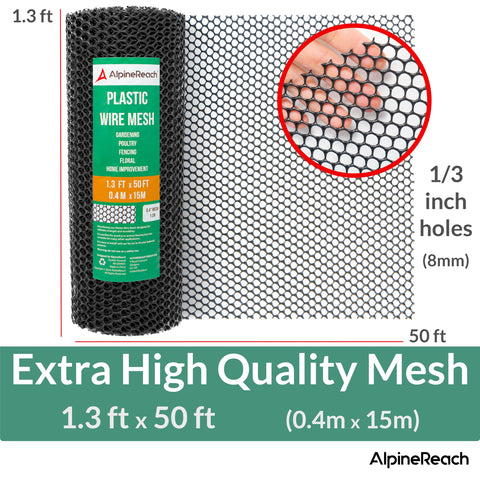 AlpineReach easy installation scene showing unrolled mesh