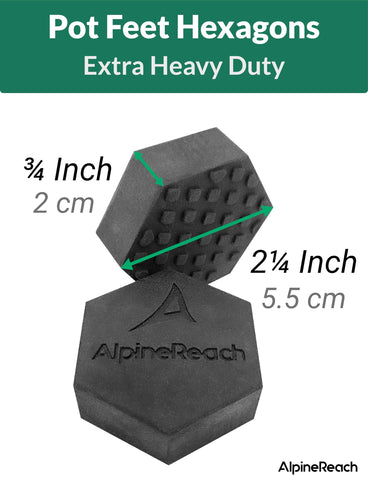AlpineReach heavy-duty rubber construction supports heavy planters in all weather