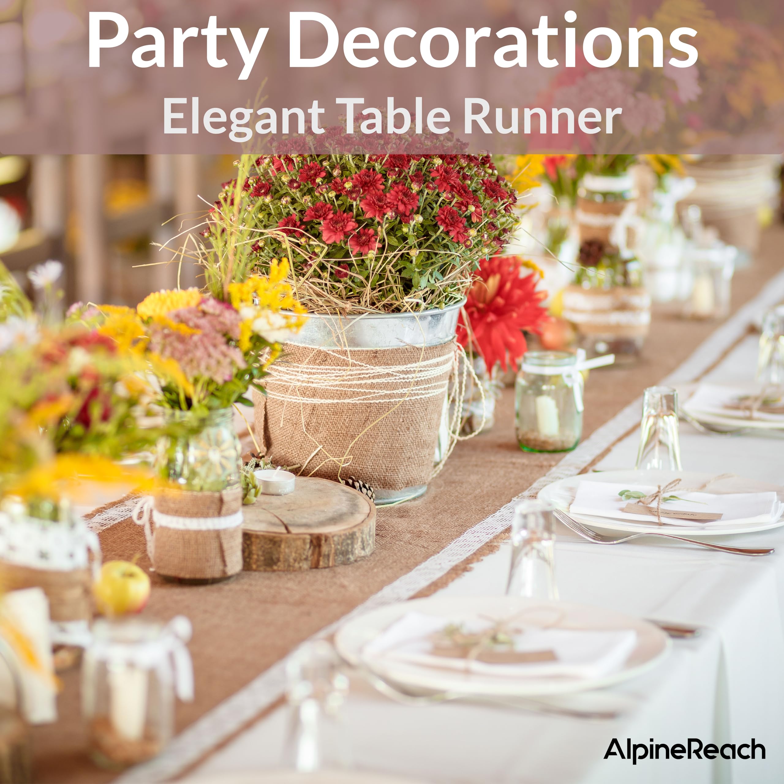 AlpineReach burlap for DIY wraps and rustic craft accents.