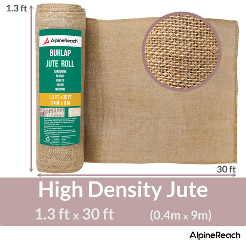 AlpineReach burlap roll used as tree wrap and root protection.