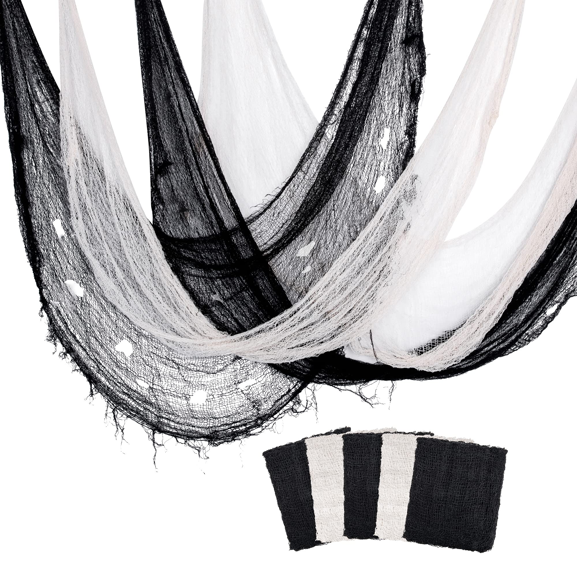 Alpurple Halloween creepy cloth black drape adds spooky ambiance for haunted houses.