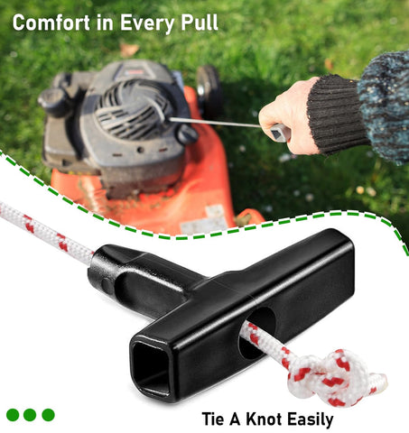 Alrhipvm 3pc starter handle set for a secure grip.