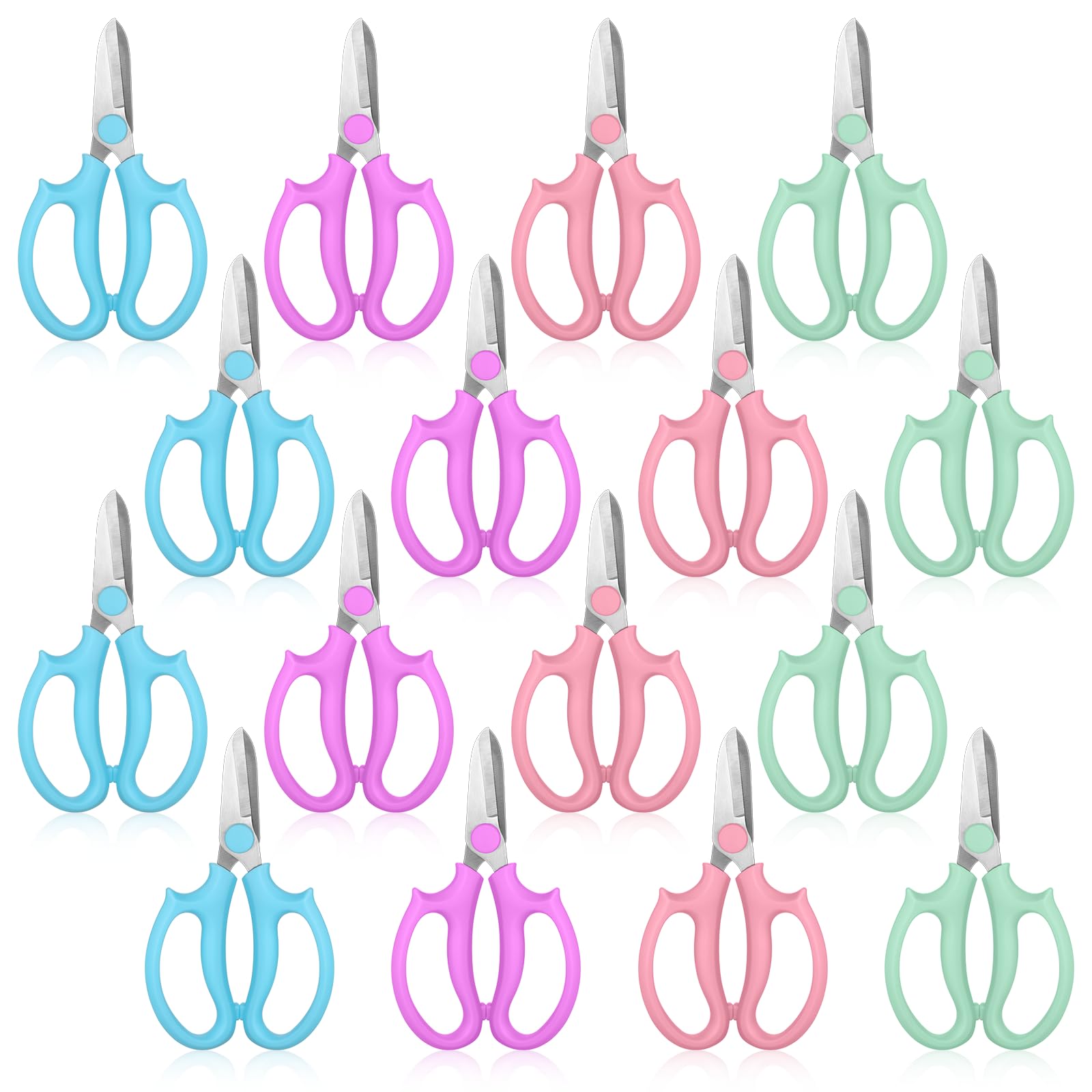 Alrhso floral scissors for cutting fresh flowers with ergonomic grip for precise trimming.