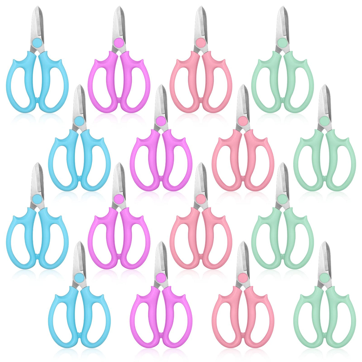 Alrhso floral scissors for cutting fresh flowers with ergonomic grip for precise trimming.