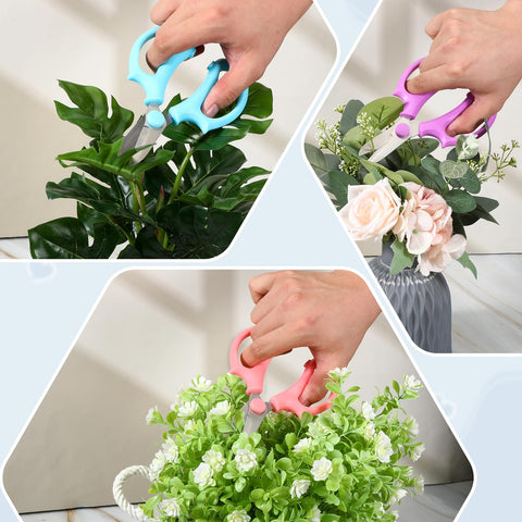 Alrhso flower arranging and gardening shears support versatile trimming and styling.