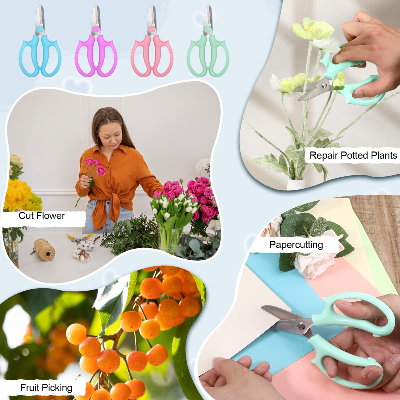 Alrhso gift-ready flower cutters make a thoughtful present for garden lovers.