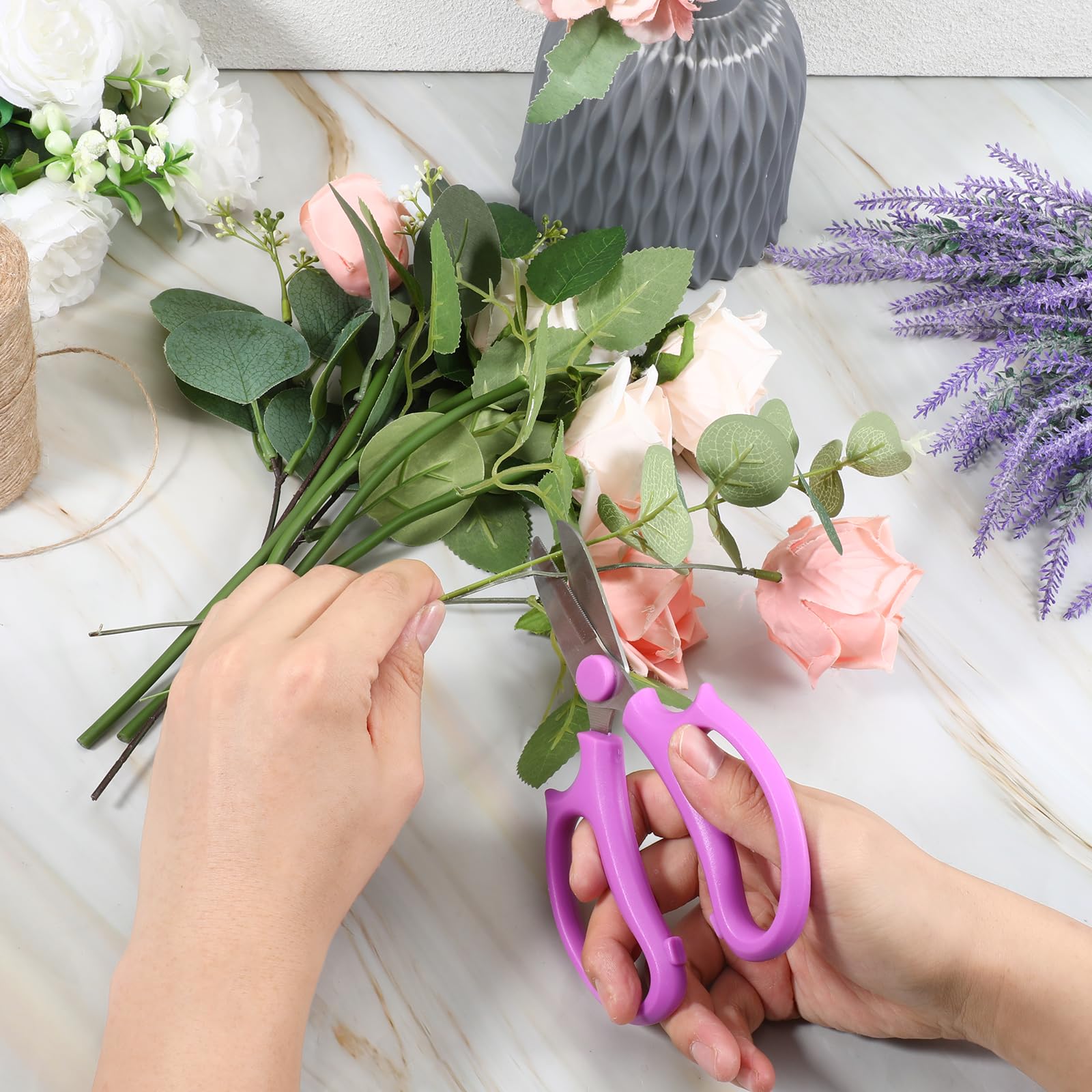 Alrhso lightweight flower snips reduce hand fatigue during extended use.