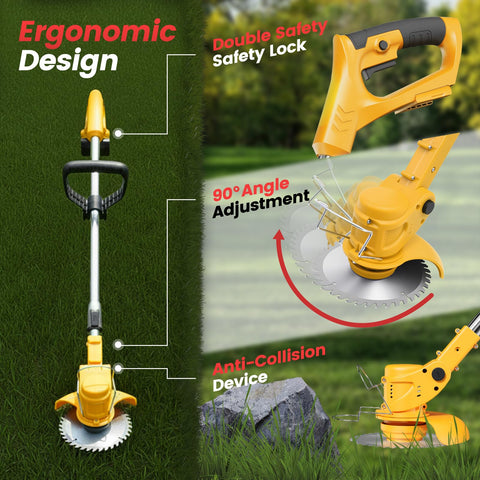 ALSO GO adjustable rod length from 35 to 47 inches for ergonomic use.