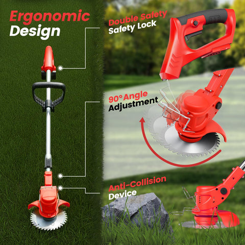 ALSO GO built-in wheel provides stable, fatigue-free edging