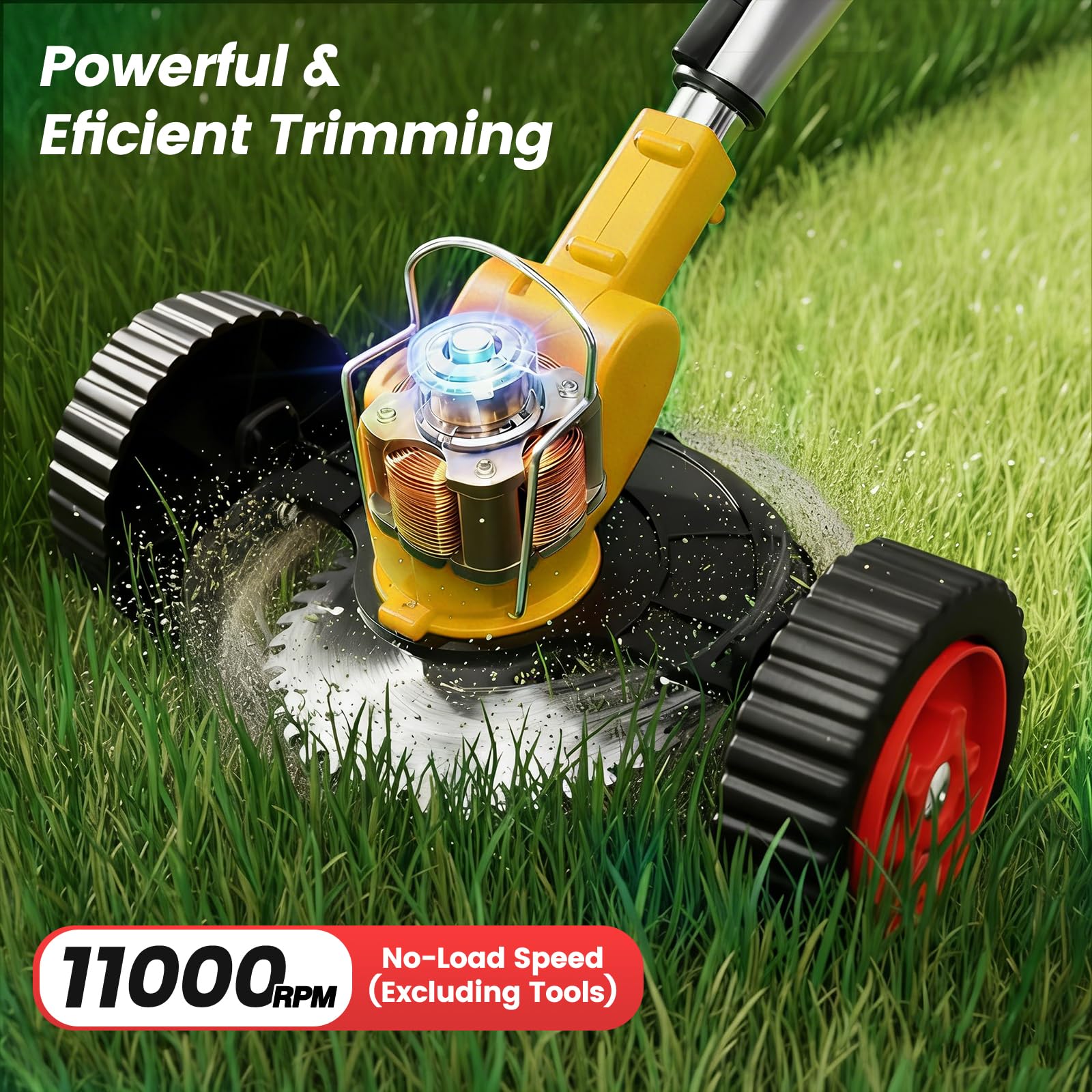 ALSO GO saw blade prunes branches or bushes with controlled accuracy.