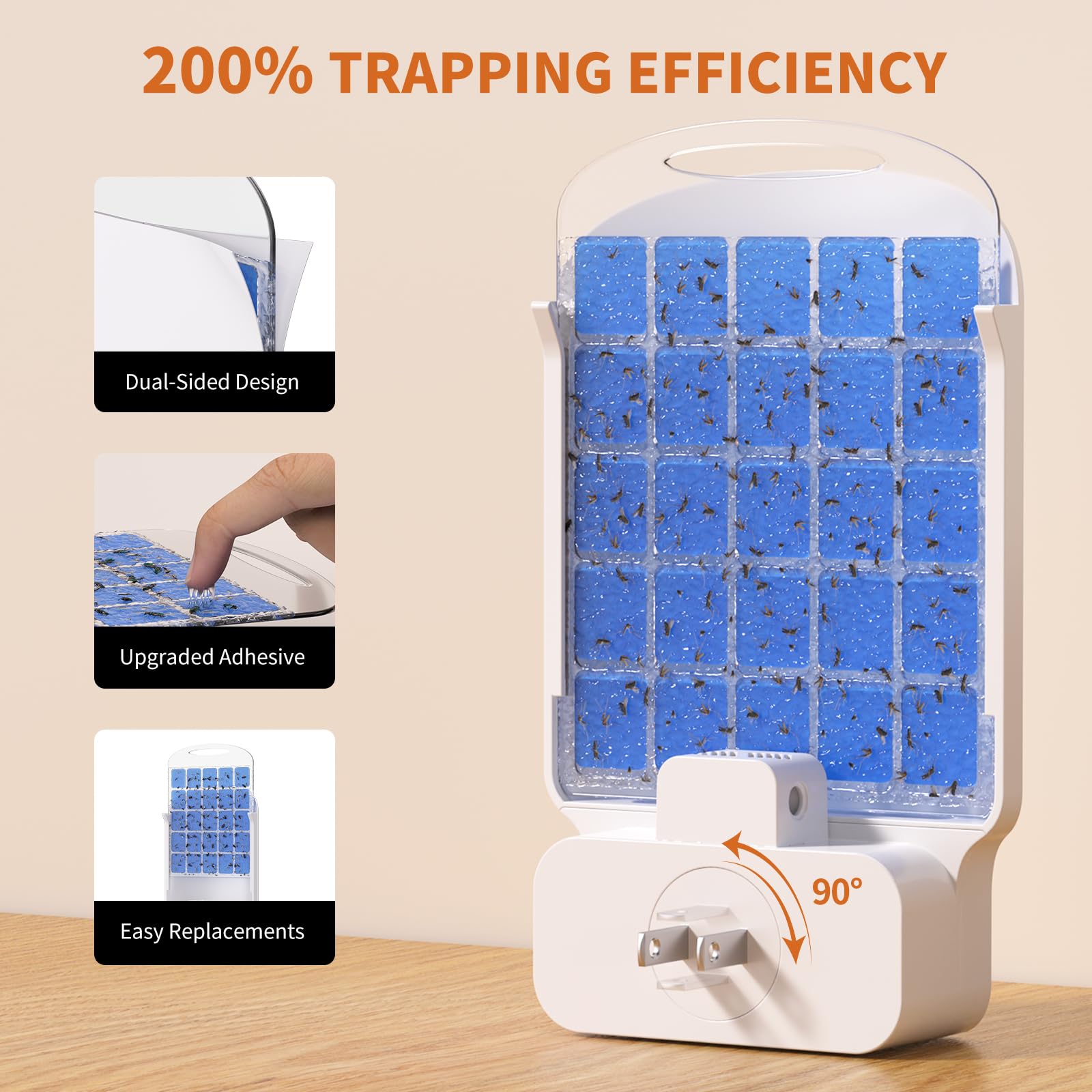 Altaz Fly Trap Indoor kitchen corner placement, multi-room use for consistent insect control.