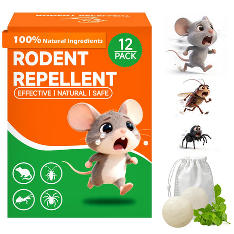 Altaz mouse repellent indoor pack 12 keeps pests away with natural peppermint balls.