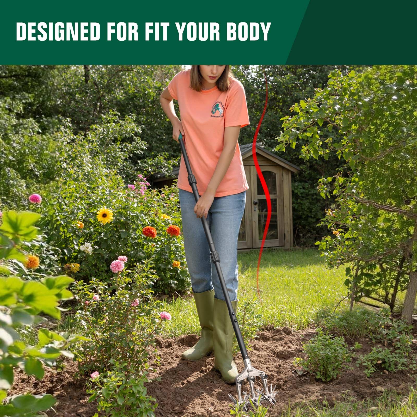 Altdorff narrow-area tilling for garden edges and around plants.