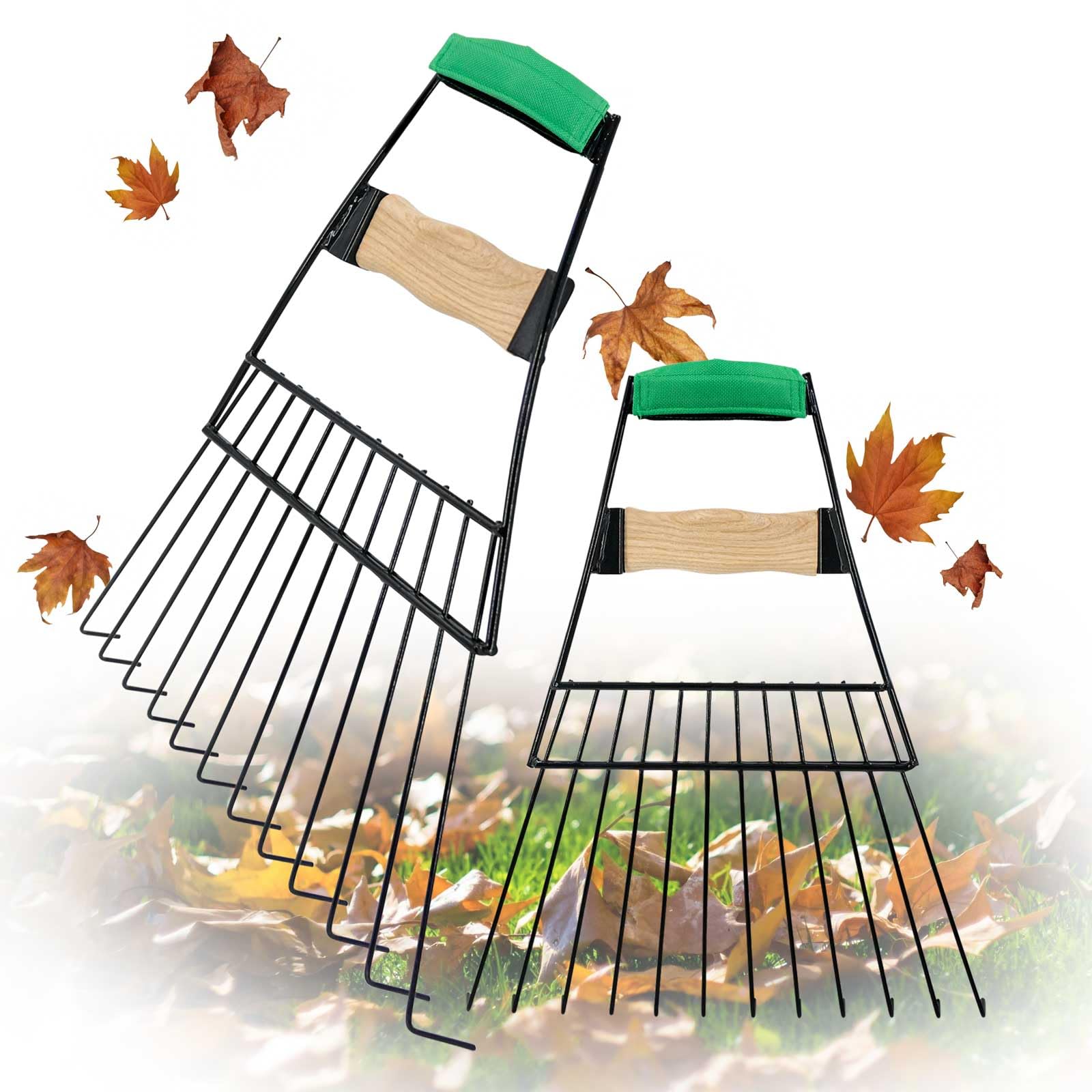 Altdorff steel leaf scoops deliver durable performance for tough leaf piles.