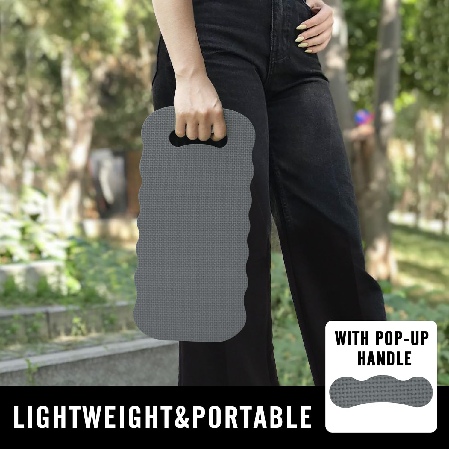 Altdorff thick kneeling pad dimensions help maintain natural posture.