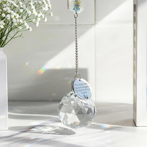 Althgr forget-me-not card included with the memorial gift