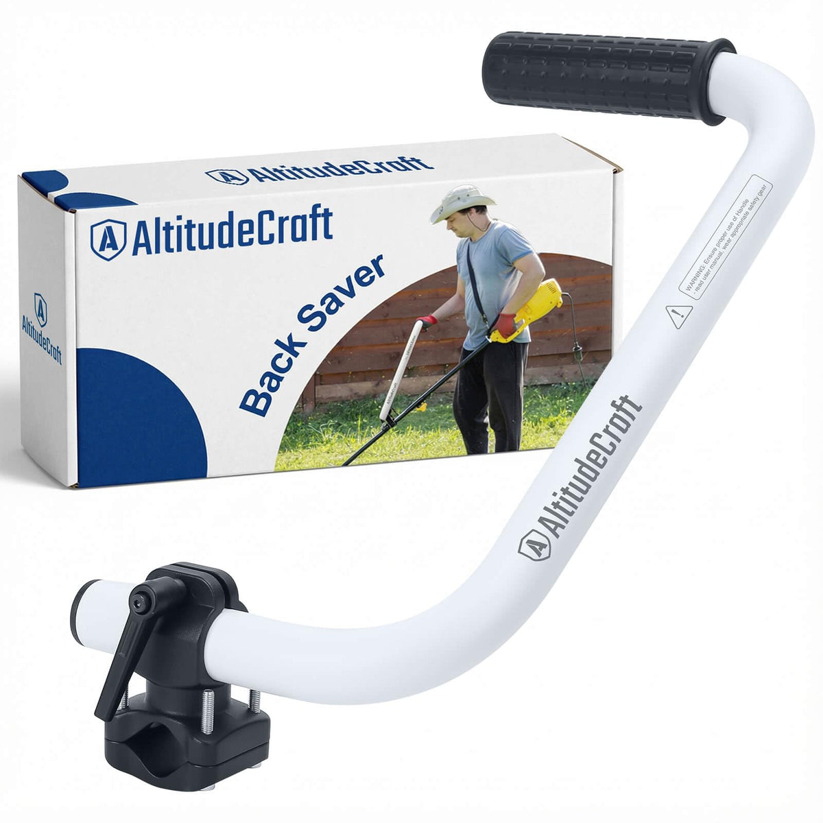 AltitudeCraft upgraded weed-eater handle enables easier upright trimming
