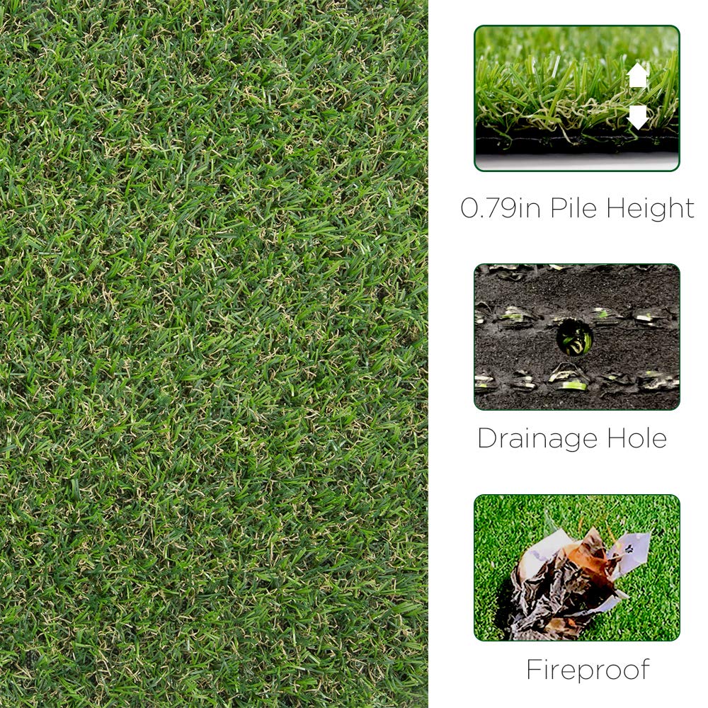 ALTRUISTIC artificial grass mat indoor living room setup with vibrant green touch.