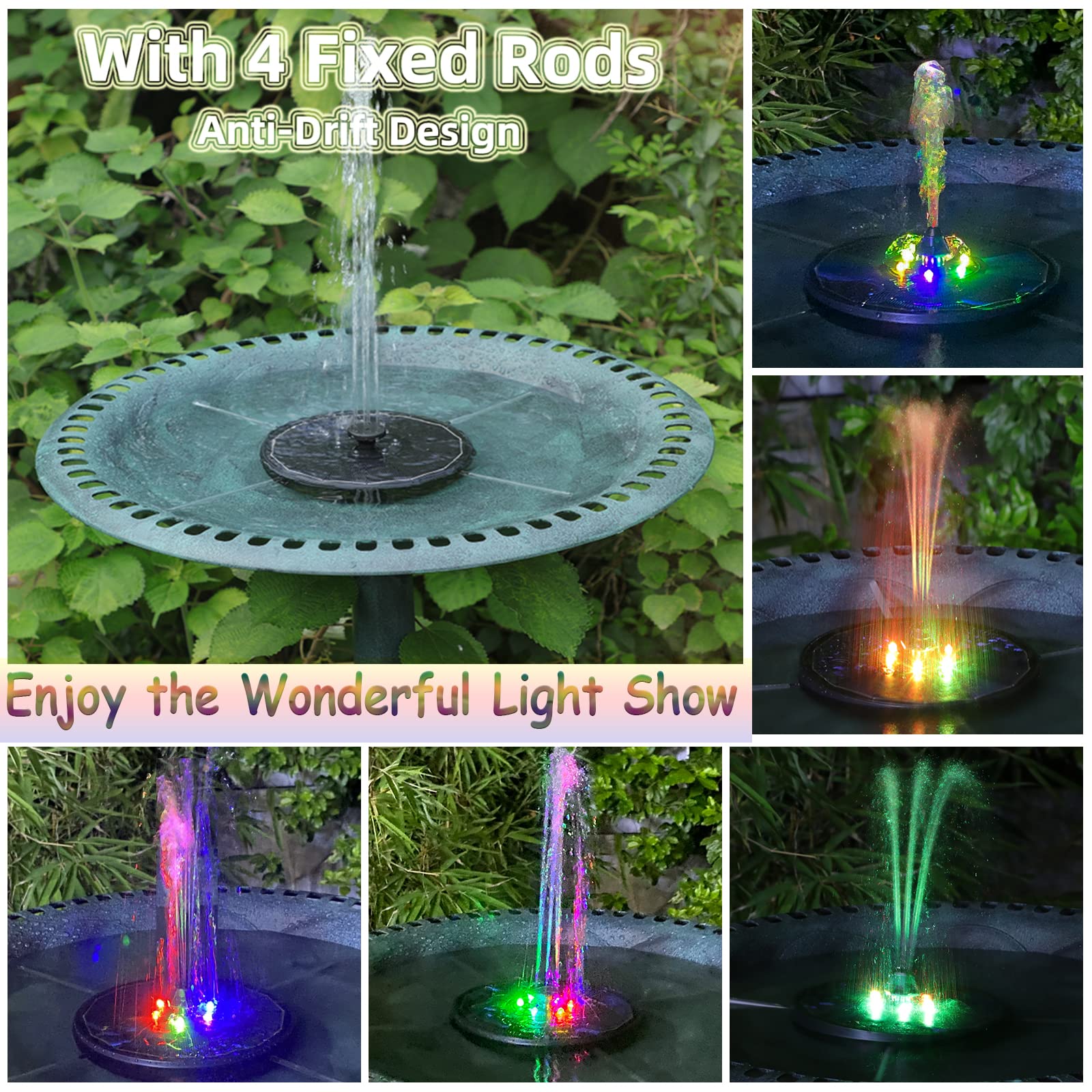 ALUKIKI fountain uses security filter protection for cleaner water.