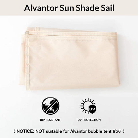 Alvantor oxford fabric shade sail cover for durable outdoor shade